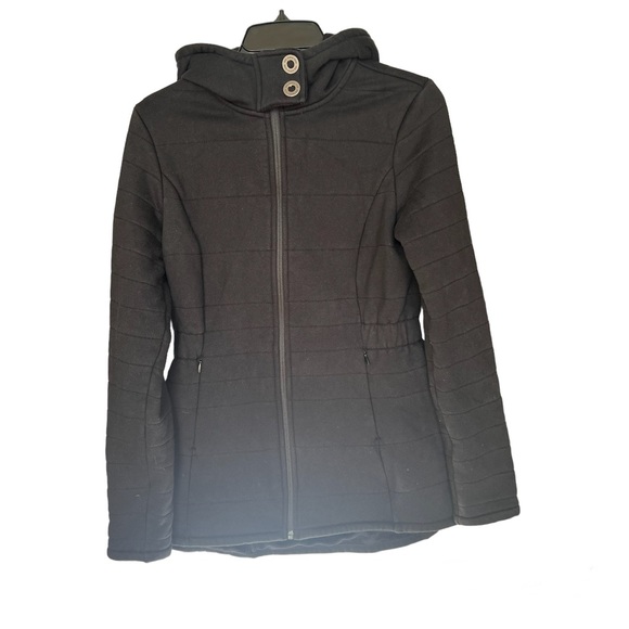 The North Face Caroluna Fleece-Lined Hooded Jacket Black Women's Size Small - Picture 1 of 6